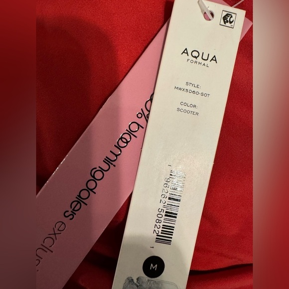 Aqua Womens One Shoulder Mini Cocktail and Party Dress - Picture 5 of 5